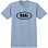 Real Skateboards RL S/S OVL OUTLNE PWDR BL/BK Real Skateboards RL S/S OVL OUTLNE PWDR BL/BK