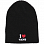 Vans I HEART VANS BEANIE BLACK Vans I HEART VANS BEANIE BLACK
