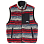 Stussy STRIPED SHERPA VEST MULTI Stussy STRIPED SHERPA VEST MULTI