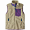 Patagonia M'S CLASSIC RETRO-X VEST PELICAN W/PURPLE Patagonia M'S CLASSIC RETRO-X VEST PELICAN W/PURPLE
