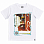 DC FUNK FOOTPLANT B TEES White DC FUNK FOOTPLANT B TEES White