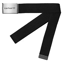 Carhartt WIP Clip Belt Chrome BLACK