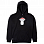 RIPNDIP NERM CAP HOODIE BLACK RIPNDIP NERM CAP HOODIE BLACK