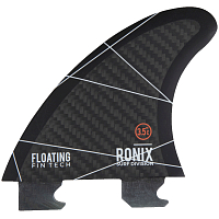 Ronix 3.5 IN - Floating Fin-s 2.0 Tool-less Fiberglass - Left Charcoal