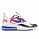 Nike W AIR MAX 270 REACT SUMMIT WHITE/HYPER BLUE-COSMIC FUCHSIA Nike W AIR MAX 270 REACT SUMMIT WHITE/HYPER BLUE-COSMIC FUCHSIA