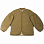 Perks And Mini MY Hands Become Quilted Jacket KHAKI Perks And Mini MY Hands Become Quilted Jacket KHAKI
