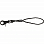 Burton Cord Leash BLACK Burton Cord Leash BLACK