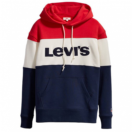 levis hoodie damen colorblock