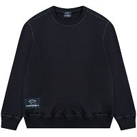 Paul & Shark X White Mountaineering Organic Cotton Sweatshirt BLACK