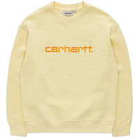 Carhartt WIP W' Carhartt Sweatshirt SOFT YELLOW / POPSICLE
