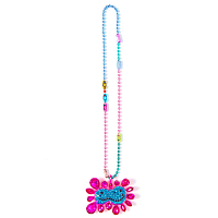Collina Strada Fasciation Necklace Blue and Pink