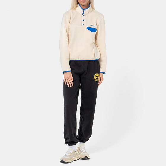 Толстовка Sporty & Rich Serif Logo Polar Sweatshirt  SS23 от Sporty & Rich в интернет магазине www.traektoria.ru - 4 фото