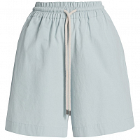 Proenza Schouler White Label Cotton Linen Shorts BABY BLUE