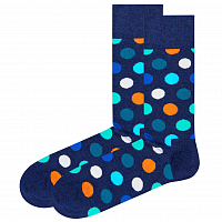 Happy Socks BIG DOT Sock BLUE