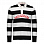 Paul & Shark P&S Striped Cotton Rugby Shirt WHITE BLACK