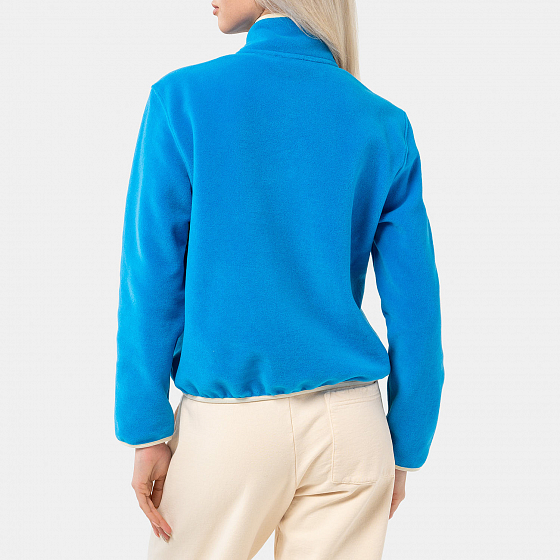 Толстовка Sporty & Rich Serif Logo Polar Sweatshirt  SS23 от Sporty & Rich в интернет магазине www.traektoria.ru - 3 фото