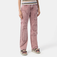 Andersson Bell Over-dyed Bauhaus Patch Pants (L) PINK