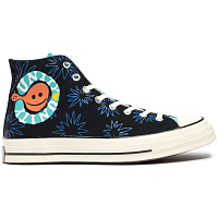 Converse Chuck 70 HI BLACK/WASHED TEAL/GAME ROYAL
