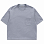 AURALEE Stand-up TEE BLUE GRAY