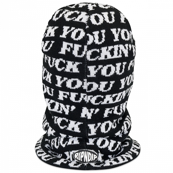Балаклава RIPNDIP Fuckin Fuck Balaclava  FW23 от RIPNDIP в интернет магазине www.traektoria.ru - 2 фото