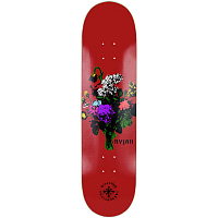 Disorder Skateboards Nyjah Floral Stencil SS23 RED/MULTI