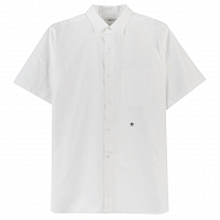NANAMICA Regular Collar Wind H/S Shirt OFF WHITE