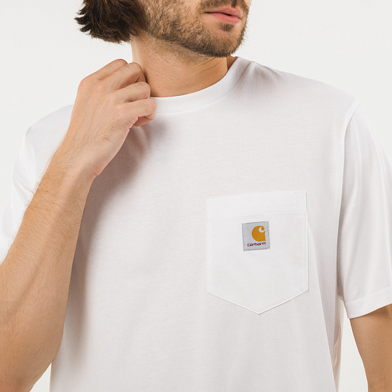 Футболка Carhartt WIP S/S Pocket T-shirt  A/S от Carhartt WIP в интернет магазине www.traektoria.ru - 5 фото