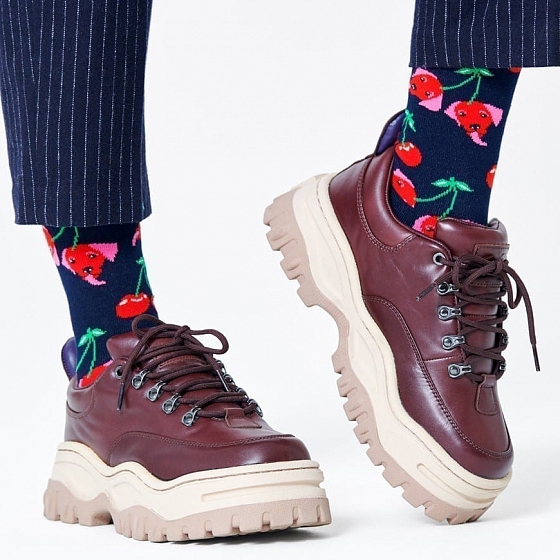 Носки Happy Socks Cherry DOG Sock  A/S от Happy Socks в интернет магазине www.traektoria.ru - 2 фото