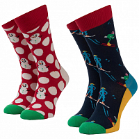Happy Socks 2-pack Classic Holiday Socks Gift SET MULTI