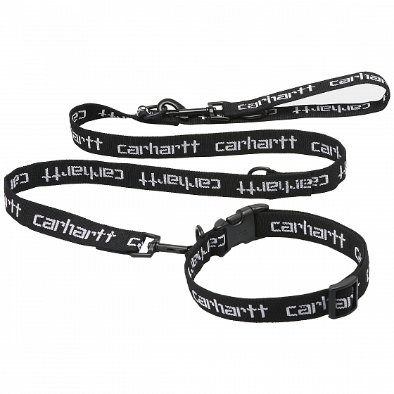 Поводок Carhartt WIP Script DOG Leash & Collar  A/S от Carhartt WIP в интернет магазине www.traektoria.ru - 1 фото