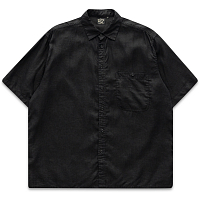 orSlow Loose FIT Short Sleeve Linen Shirt BLACK