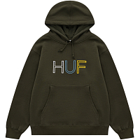 HUF HUF HD Logo P/O Hoodie Olive