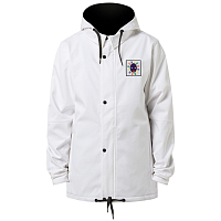 686 M Waterproof Coaches Jacket White