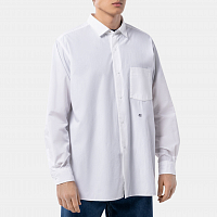 NANAMICA Regular Collar Wind Shirt OFF WHITE