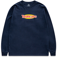 Thank You Pops Long Sleeve TEE NAVY