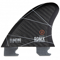 Ronix 3.0 IN - Floating Fin-s 2.0 Tool-less Fiberglass - Center Charcoal