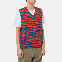 Stussy Tiger Printed Sweater Vest RED