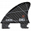 Ronix 2.5 IN - Floating Fin-s 2.0 Tool-less Fiberglass - Right Charcoal