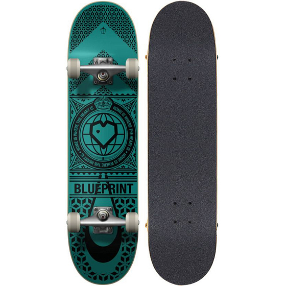 Комплект скейтборд BLUE PRINT Home Heart Complete  SS21 от BLUE PRINT в интернет магазине www.traektoria.ru - 1 фото