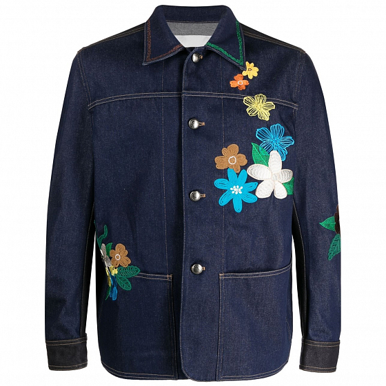 Пиджак Andersson Bell Flower Embroidery Chore Jacket  SS23 от Andersson Bell в интернет магазине www.traektoria.ru - 1 фото