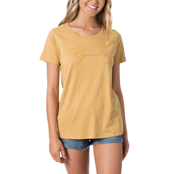 Футболка Rip Curl Freestyle Logo TEE  A/S от Rip Curl в интернет магазине www.traektoria.ru - 1 фото