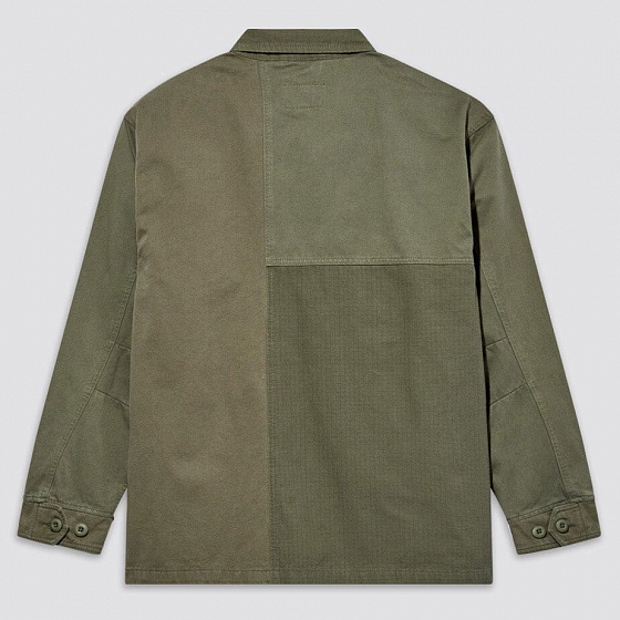 Куртка-рубашка Alpha Industries Mixed Media Shirt Jacket  SS23 от Alpha Industries в интернет магазине www.traektoria.ru - 3 фото