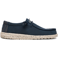 Dude Wally . RECYCLED LEATHER NAVY