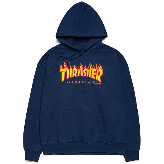 Толстовка Thrasher Flame Logo Hood  FW23 от Thrasher в интернет магазине www.traektoria.ru - 1 фото
