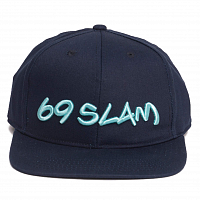 69slam ADRIAN FLAT BRIM CAP DEEP BLUE