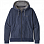 Patagonia W'S P-6 Label French Terry Full-zip Hoody Navy Blue