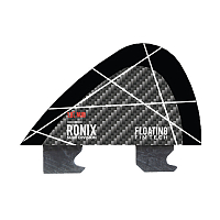 Ronix 1.8 IN. NUB - FLOATING FIN-S 2.0 TOOL-LESS FIBER GLASS Charcoal