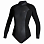 Mystic Sway Longarm Super Shorty 2/2mm Bzip  BLACK