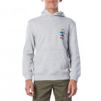 Rip Curl THE Search Hooded Fleece CEMENT MARLE