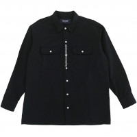Noon Goons Johnnys Workwear Shirt BLACK